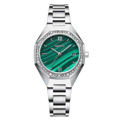 NIBOSI Fashion Quartz Wristwatch Casual Sport Military Watch For Women Top Brand Luxury Waterproof Watch Ladies Relogio Feminino